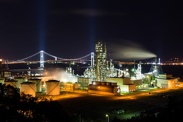 Image showing Industrial factory in Muroran 