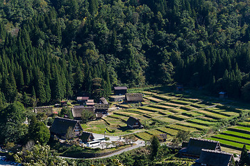 Image showing Japanese Village in Shirakawa