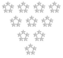 Image showing Abstract stars background