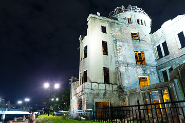 Image showing A bomb dome in Hiroshima of Japan