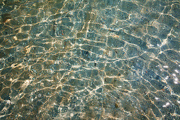 Image showing Water surface sea in sunny summer day