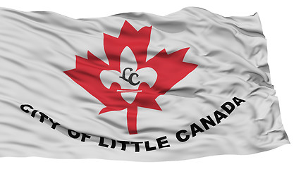 Image showing Isolated Little Canada City Flag, United States of America