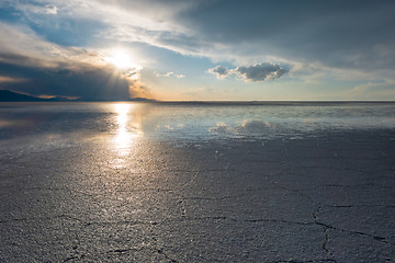 Image showing Salar de Uyuni desert, Bolivia