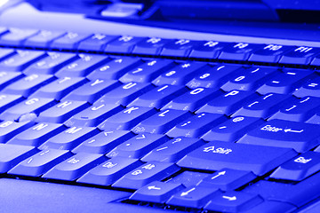 Image showing blue keyboard