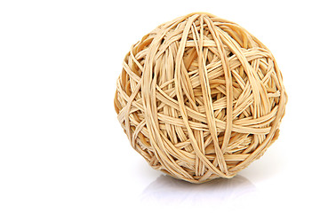 Image showing rubber band ball