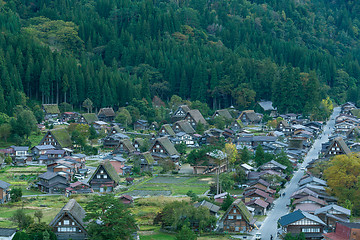 Image showing Japanese Shirakawago village