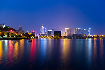 Image showing Macau city at night