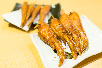 Image showing Roasted chicken wing