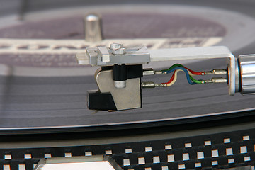 Image showing turntable cartridge detail