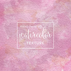 Image showing pink pastel watercolor on tissue paper pattern