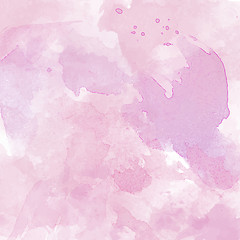 Image showing beautiful hand painted watercolor background