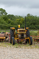 Image showing Yellow Tractor