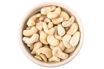 Image showing Cashews in a pot