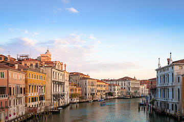 Image showing Venice view at sunrise