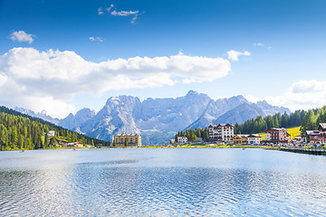 Image showing a Lake panorama -Italy