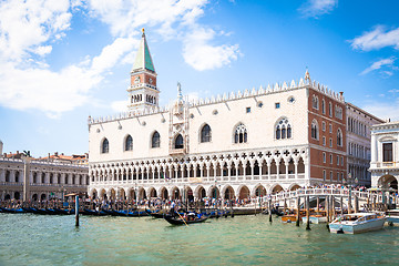 Image showing VENICE, ITALY - JUNE 27, 2016: San Marco area full of turists