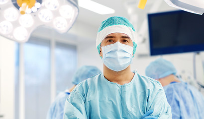 Image showing surgeon in operating room at hospital