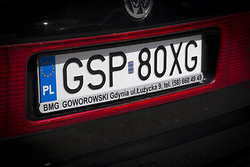 Image showing Poland Number Plates