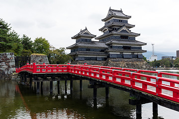 Image showing Matsumoto Castle in Matsumoto City