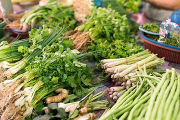 Image showing Fresh vegetable in market 