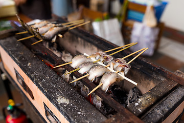 Image showing Salted grilled fish