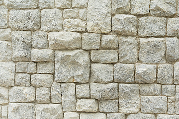 Image showing Stone brick wall texture
