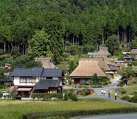 Image showing Miyama Village in Kyoto of Japan