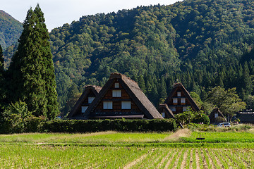 Image showing Traditional and Historical Japanese village Shirakawago