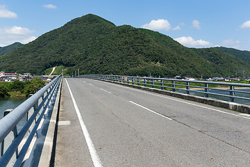 Image showing Road to mountain