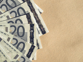 Image showing Vintage Twenty Euro notes