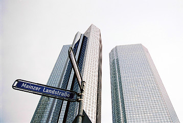 Image showing Frankfurt skyscrapers