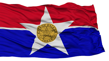 Image showing Isolated Dallas City Flag, United States of America