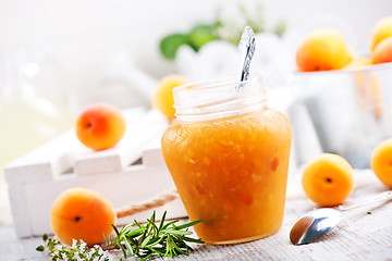 Image showing apricot jam