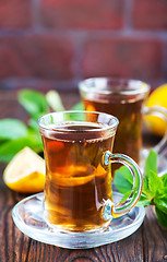 Image showing lemon tea