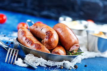 Image showing sausages