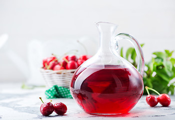 Image showing cherry juice