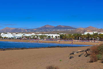 Image showing Lanzarote has many and beautiful beaches.