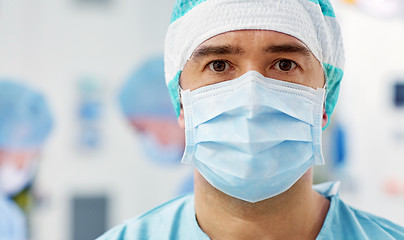 Image showing surgeon in operating room at hospital