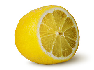 Image showing Half of juicy lemon