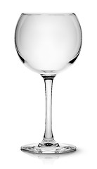 Image showing Empty red wine glass