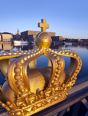 Image showing stockholm view with crown