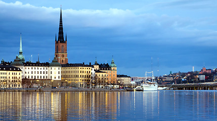 Image showing Stockholm city at spring 