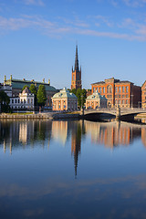 Image showing The Riddarholmen Church in Stockholm Sweden