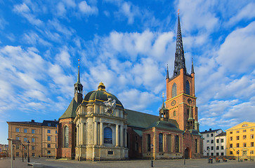 Image showing The Riddarholmen Church in Stockholm Sweden 