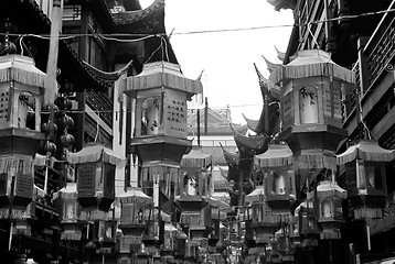 Image showing Lanterns in Yuyuan, Shanghai