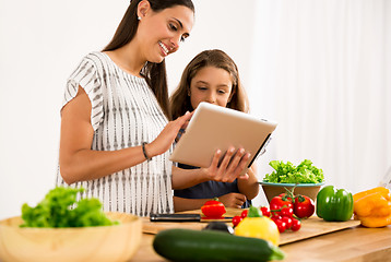 Image showing Having fun in the kitchen