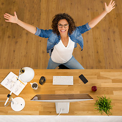 Image showing Happy Businesswoman