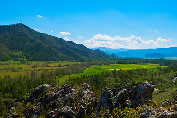 Image showing Beauty mountains landscape