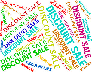 Image showing Discount Sale Represents Words Clearance And Cheap