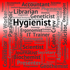 Image showing Hygienist Job Represents Public Health And Career